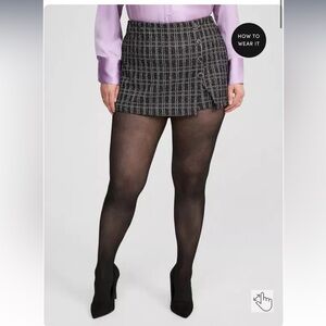 Torrid Pull-On Boucle Mini Skort 0X NWT